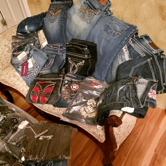 ROCK REVIVAL, MISS ME, BKE, SILVERS➕ 26-32W×28-33L All Cuts - Picture 4 of 13